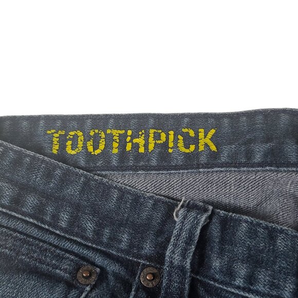 J. Crew Jeans Womens 31 34x31 Low Rise Toothpick Ankle Dark Wash Blue - Picture 5 of 14